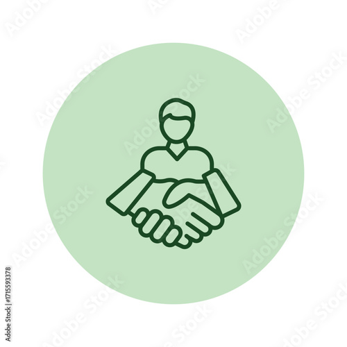 Business Partners pentaglow , vector, pixel perfect, illustrator file 
