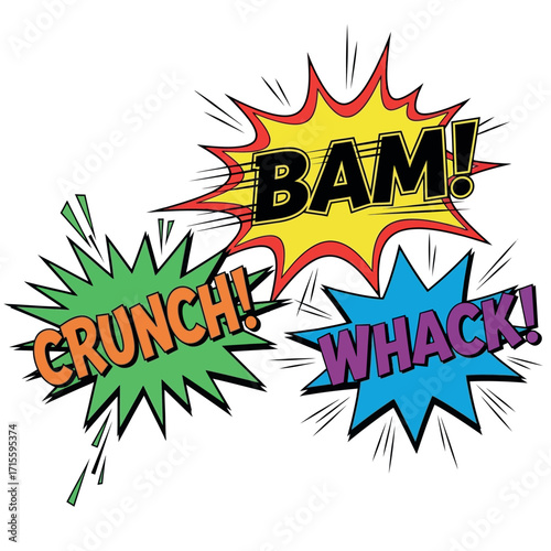 Exciting Comic Book Sound Effects for Action and Impactful Moments