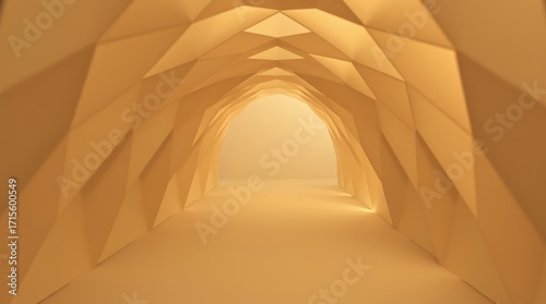 Geometric Pathway: A unique and captivating geometric architectural marvel, offering a sense of depth and visual interest with its precisely designed structure. 