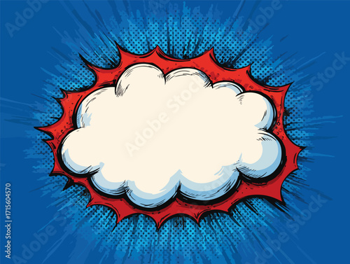 シンプルなベクタースタイルの漫画風吹き出し