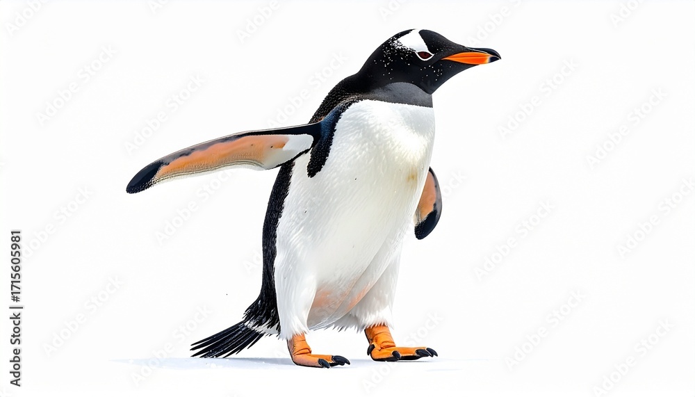 Fototapeta premium penguin on the beach