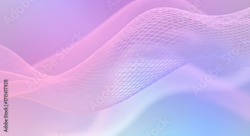 Abstract soft colors wave design
