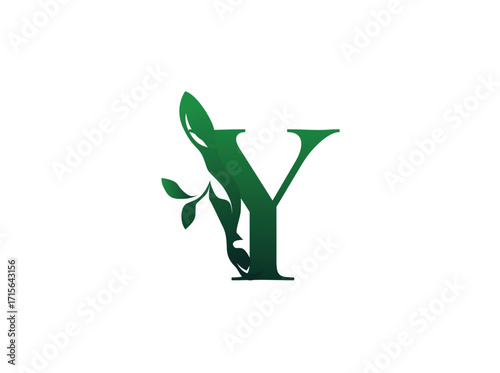 Modern agriculture logo design combining cow and plant elements, symbolizing sustainable farming, organic products, and eco-friendly agribusiness. Elegant and trendy style, perfect for dairy farms,  y