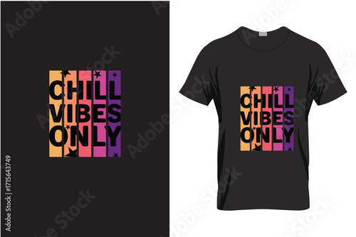 Mockup T-shirt chill vibes only