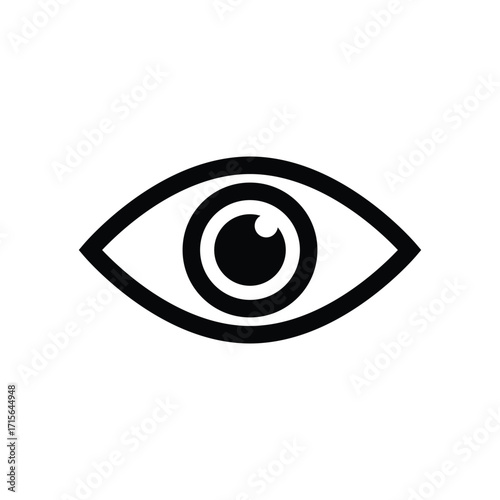 Eye logo icon vector design ilustration