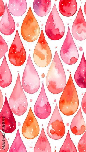Watercolor rain drops (1)