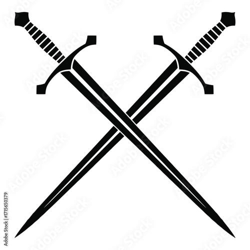 two crossed swords