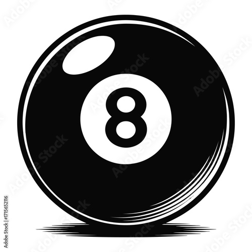 pool ball number eight