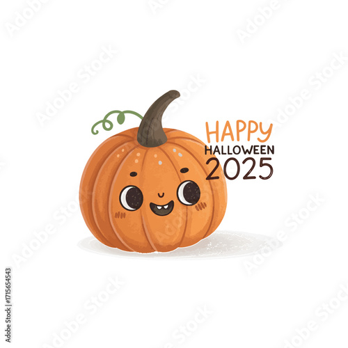 cute halloween 2025 pumpkin