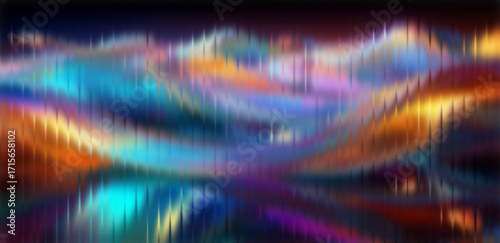 Experience vibrant energy with a stunning abstract background featuring dynamic waves of flowing color and light, perfect for modern designs and creative projects