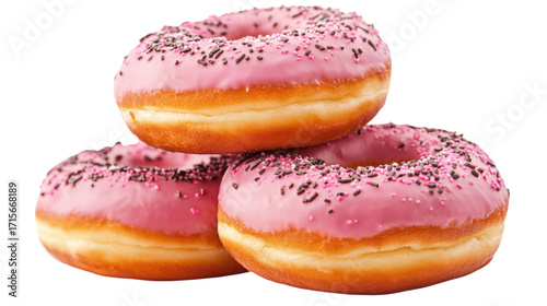 Wallpaper Mural  Donuts isolated on a white background Torontodigital.ca