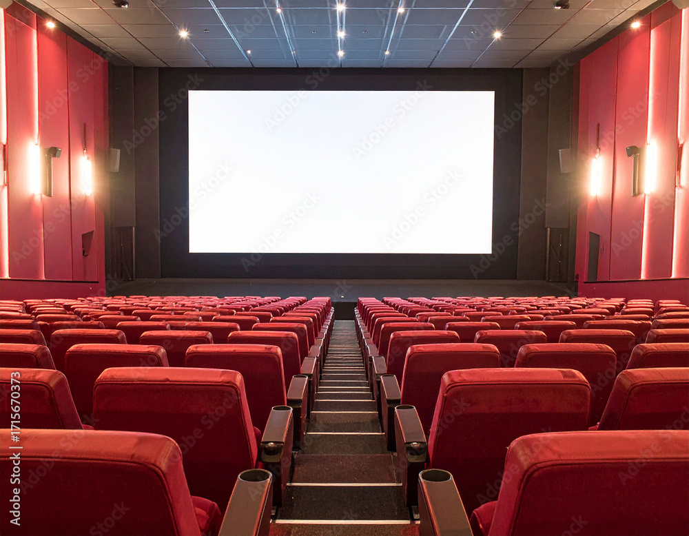 Fototapeta premium Empty Movie Theater
