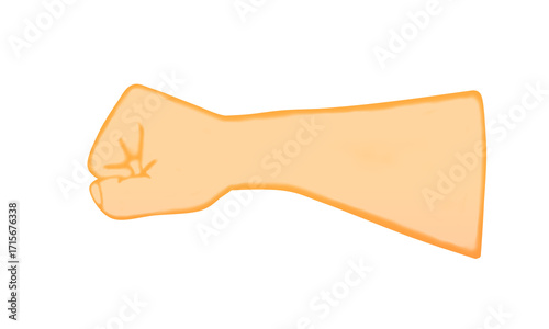 Watercolor Orange Punch Effect Design