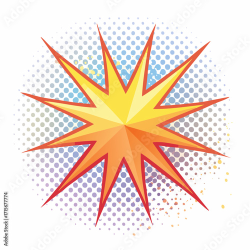 Starburst pop art