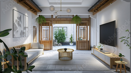 Wallpaper Mural Simple living room home photography Torontodigital.ca