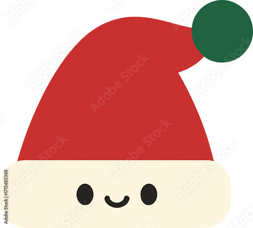 Brighten seasonal education with this charming, smiling Christmas tree illustration, a perfect visual aid for children's learning activities and festive holiday-themed projects