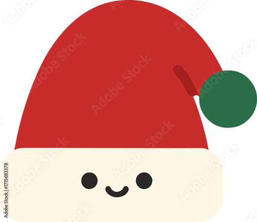 Brighten seasonal education with this charming, smiling Christmas tree illustration, a perfect visual aid for children's learning activities and festive holiday-themed projects