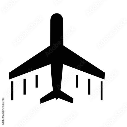 Airplane icon . Flight transport symbol. Airplane icon vector. Travel flat illustration. Travel symbol. Vector EPS 10,airplane icon. Aircrafts Silhouette,Plane airport icon
