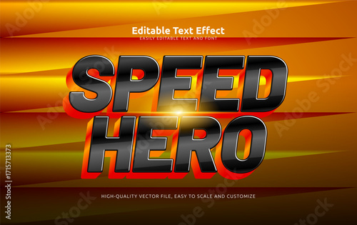 speed hero editable text effect