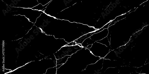 Elegant black marble texture with natural white veins, high-resolution background for luxury design, modern interior, fashion branding, and stylish decorative projects, seamless and refined.