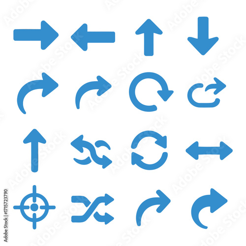 Arrow Set: A collection of directional arrows, each pointing towards a different direction, ready to point your path.