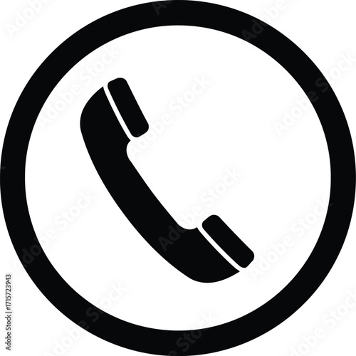 Vintage retro phone icon communication symbol business contact call vector