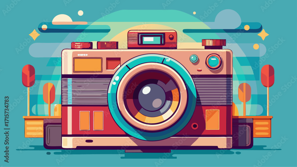 Obraz premium vintage-camera--flat-design---- (1)