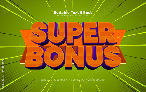 super bonus editable text effect