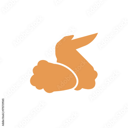 Delicious chicken wing illustration perfect for restaurant menus