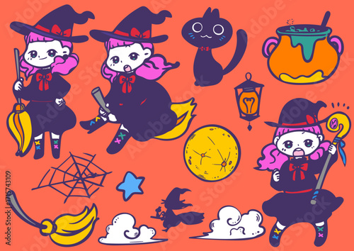 Funny little witch_color ver