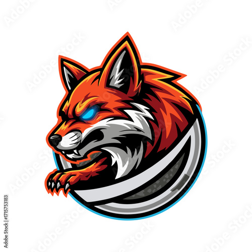 The best logo fox vector