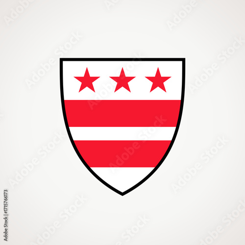 Coat of arms with flag of Washington D.C.
