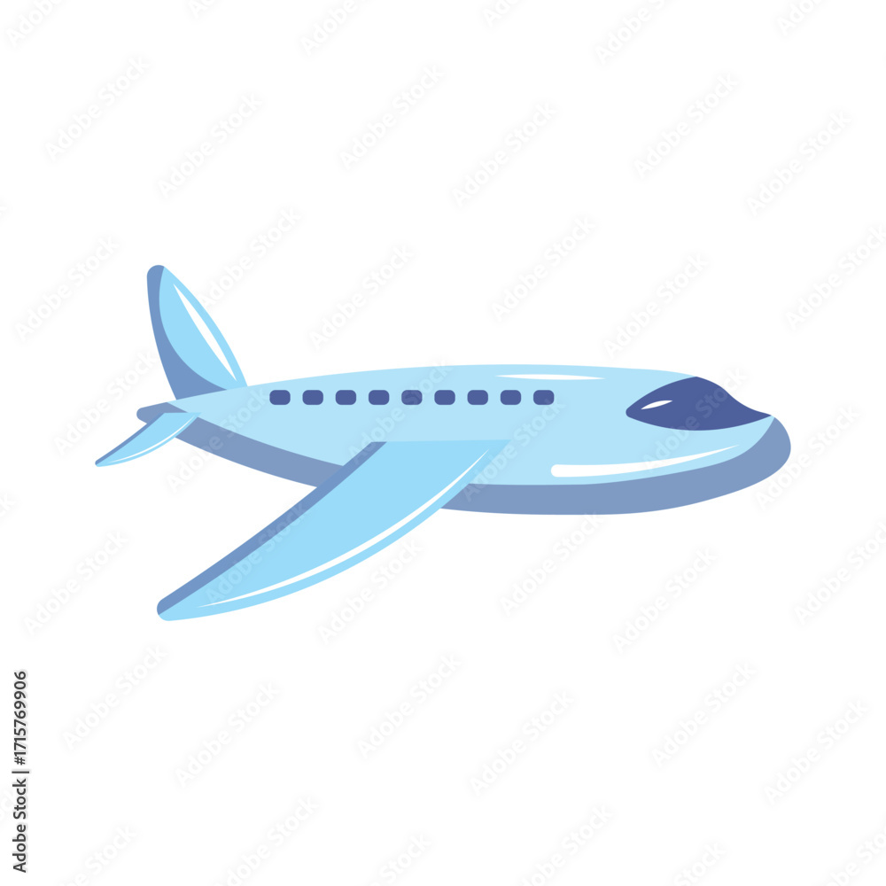 Fototapeta premium Plane Illustration