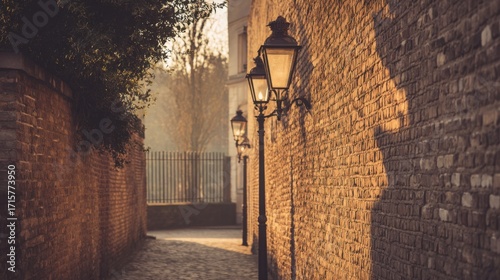 Fototapeta Naklejka Na Ścianę i Meble -  narrow street in the old town of tallinn