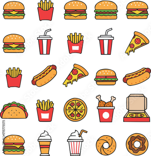 Fast Food Icons