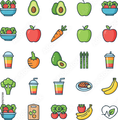 Healthy Food Icons