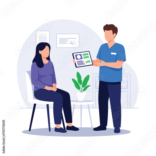 Doctor Explaining Diagnosis to Patient