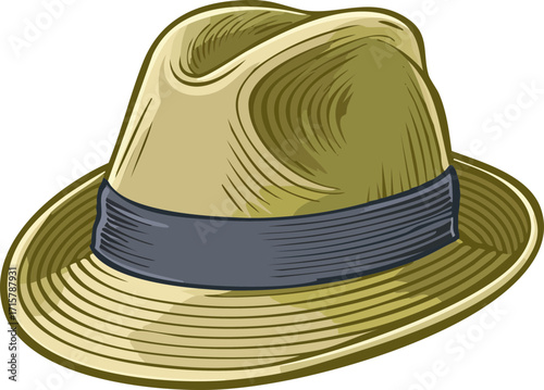 cowboy hat isolated on white