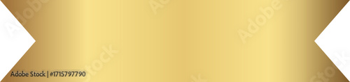 Plaque Gold Label Banner — Luxury Metallic Badge for Premium Promotion