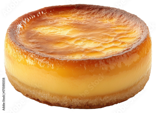 Decadent flan dessert culinary delight food photography kitchen setting close-up view sweet indulgence