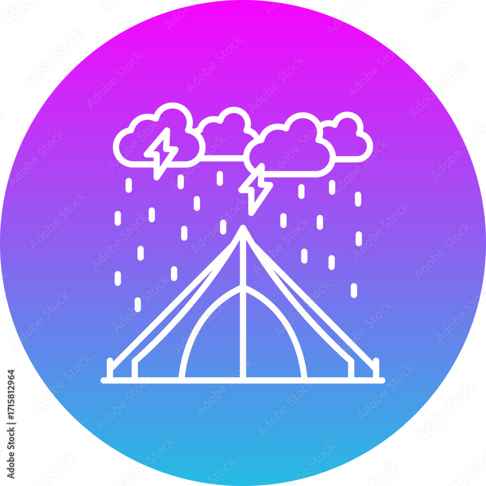 Obraz premium Raining Icon