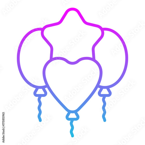 Balloons Icon