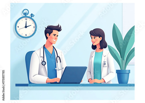 doctor and patient, doctor and patient in hospital