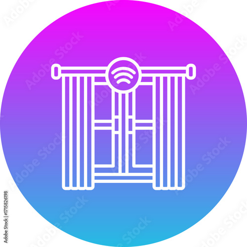 Smart curtain Icon