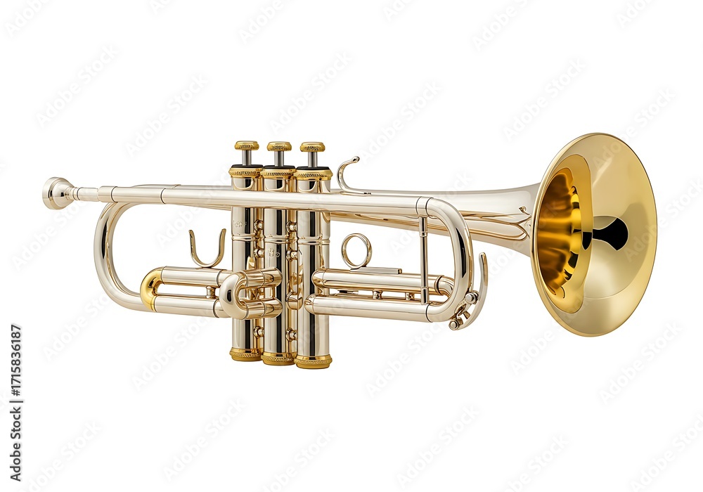 Fototapeta premium Brass trumpet instrument