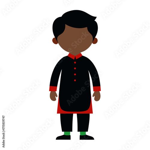 vector illustration of cartoon doctor