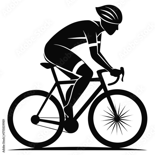 cyclist on a bicycle