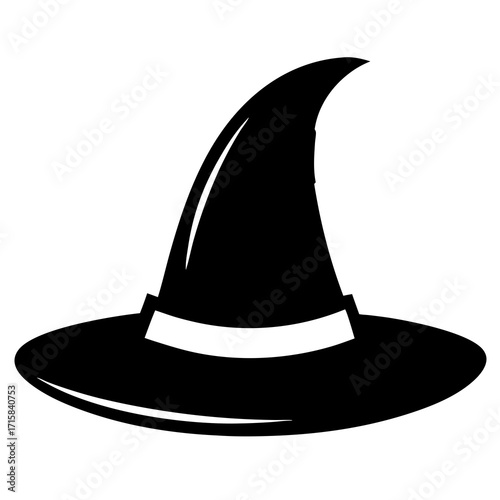black hat isolated on white