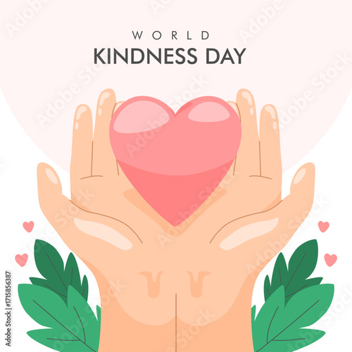 vector world kindness day poster template