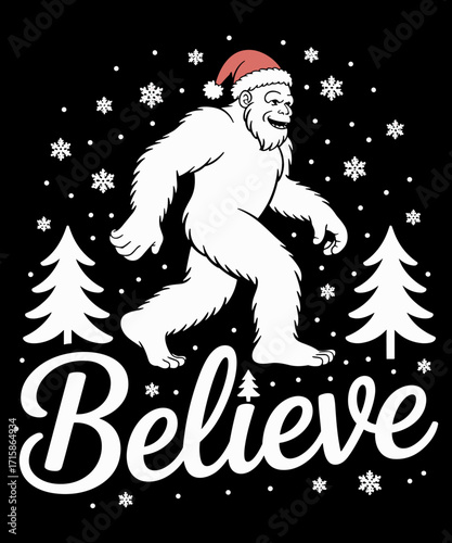 Bigfoot Christmas Funny Christmas